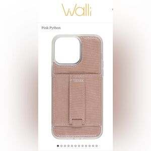 Wallis Pink Python Phone Case